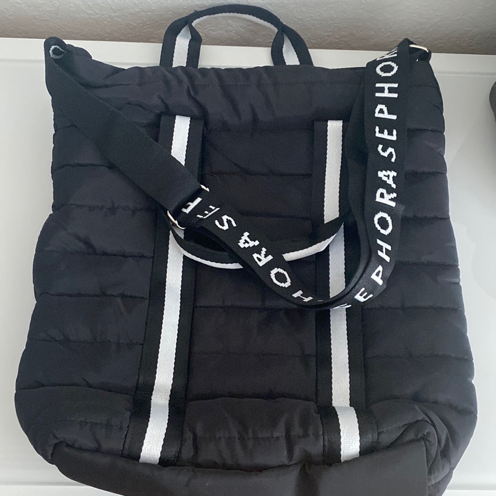Sephora grand opening puffer tote bag